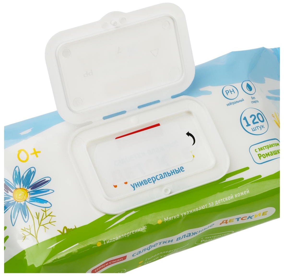 Салфетки влажные OfficeClean 