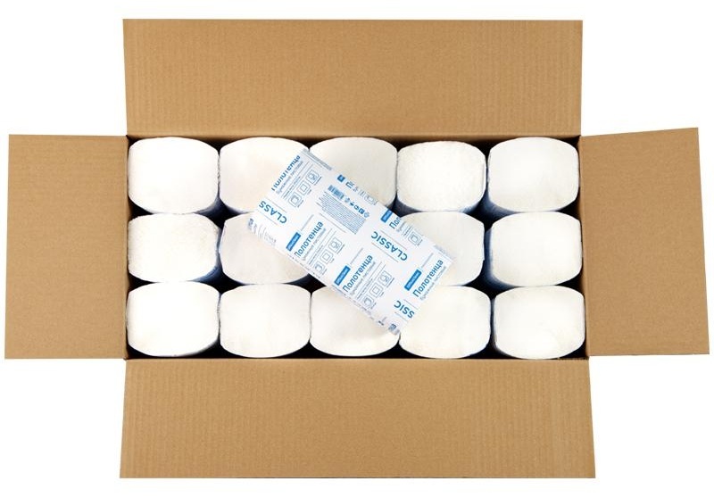 Полотенца бумажные лист. OfficeClean Professional(V-сл) (H3), 1-слойные, 250л/пач., 23*23см, белые