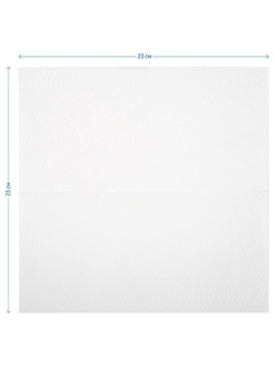 Полотенца бумажные лист. OfficeClean Professional(V-сл) (Н3), 2-слойные, 200л/пач., 23*23см, белые, люкс