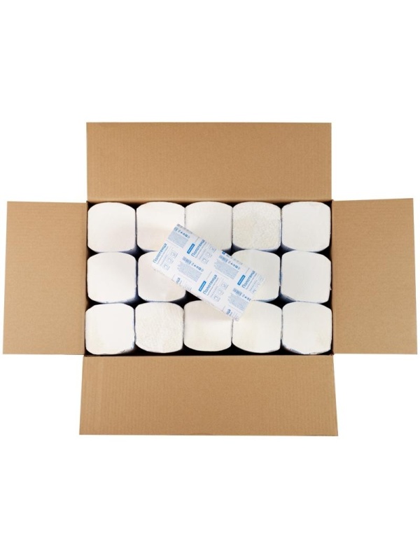 Полотенца бумажные лист. OfficeClean Professional(V-сл) (Н3), 2-слойные, 200л/пач., 23*23см, белые, люкс