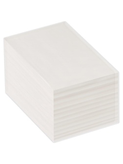 Салфетки бумажные диспенсерные OfficeClean (N2), 1-слойные, 17*15,8см, белые, 100шт.