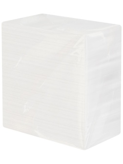 Салфетки бумажные диспенсерные OfficeClean (N2), 1-слойные, 17*17,5см, белые, пленка, 300шт.