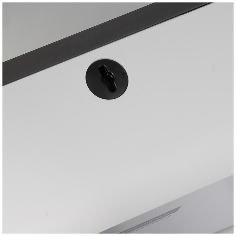 Диспенсер для полотенец листовых OfficeClean Professional система H3, (V-сл.), ABS-пластик, механич., белый