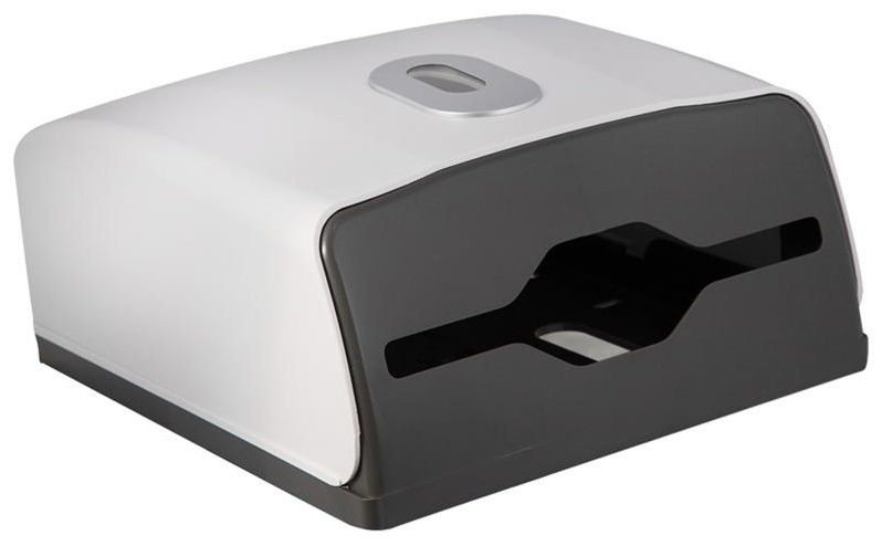 Диспенсер для полотенец листовых OfficeClean Professional система H2, (Z-сл.), ABS-пластик, механич., белый