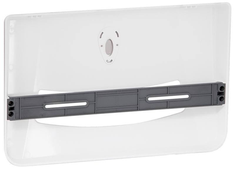 Диспенсер для бумажных покрытий на унитаз OfficeClean Professional, 1/2 сл., ABS-пластик., белый