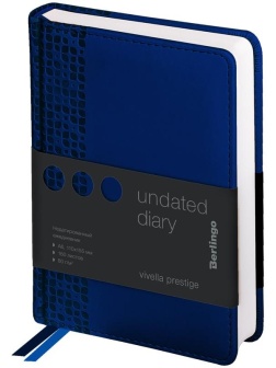 Ежедневник недатированный, А6, 160л., кожзам, Berlingo 