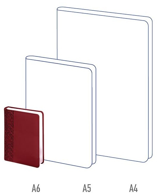 Ежедневник недатированный, А6, 160л., кожзам, Berlingo 