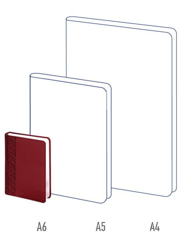 Ежедневник недатированный, А6, 160л., кожзам, Berlingo 