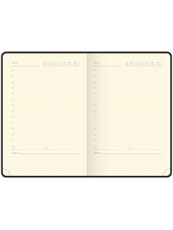 Ежедневник недатированный, А5, 160л., кожзам, Berlingo 