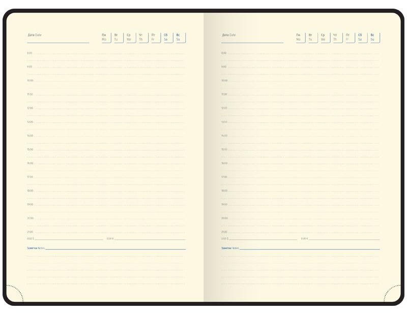 Ежедневник недатированный, А5, 160л., кожзам, Berlingo 