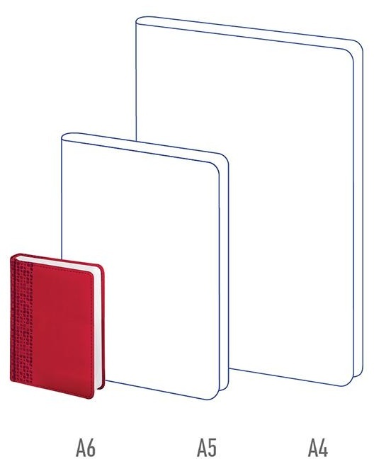 Ежедневник недатированный, А6, 160л., кожзам, Berlingo 