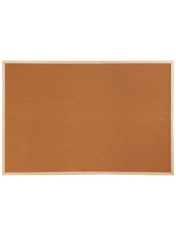 Доска пробковая OfficeSpace, 100*150см, деревянная рамка