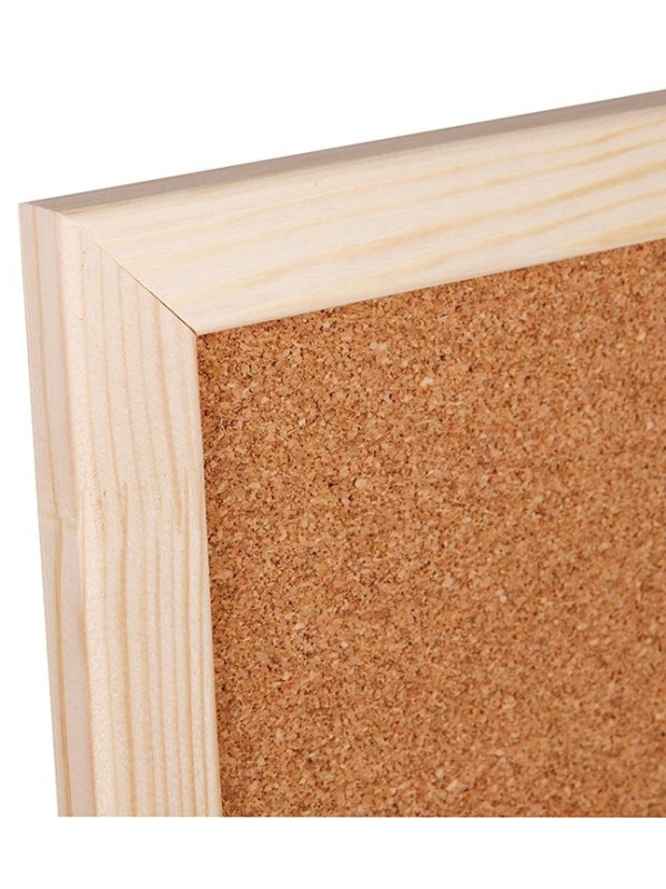 Доска пробковая OfficeSpace, 100*150см, деревянная рамка