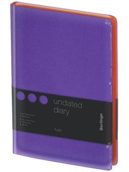 Ежедневник недатированный, А5, 136л., кожзам, Berlingo 