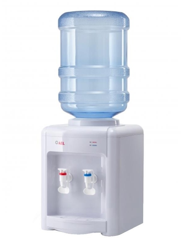 Кулер для воды настольный AEL TD-AEL-340 v.2, нагрев/охлаждение электрон., белый