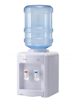 Кулер для воды настольный AEL TD-AEL-340 v.2, нагрев/охлаждение электрон., белый