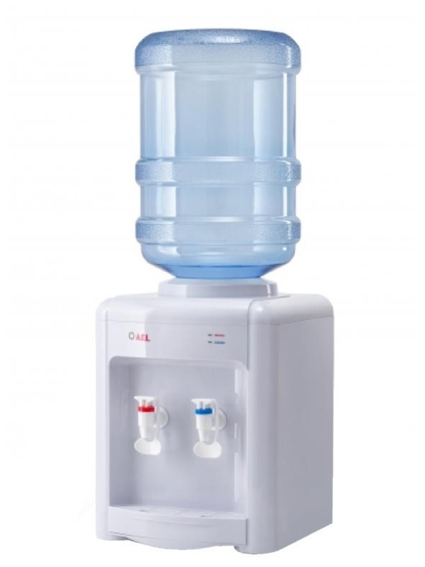 Кулер для воды настольный AEL TD-AEL-340 v.2, нагрев/охлаждение электрон., белый