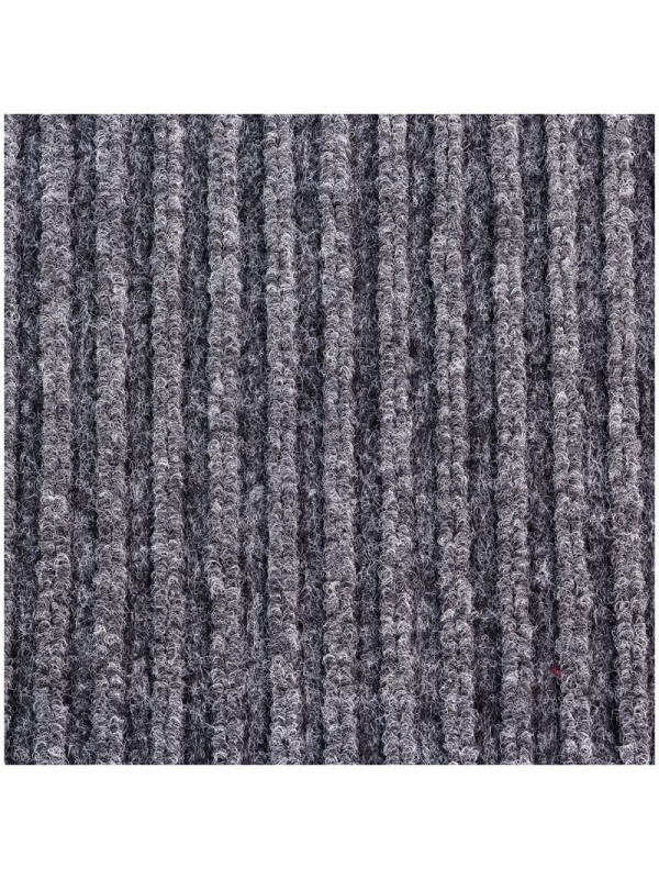 Коврик влаговпитывающий, ворсовый, ребристый OfficeClean, 120*150см, серый