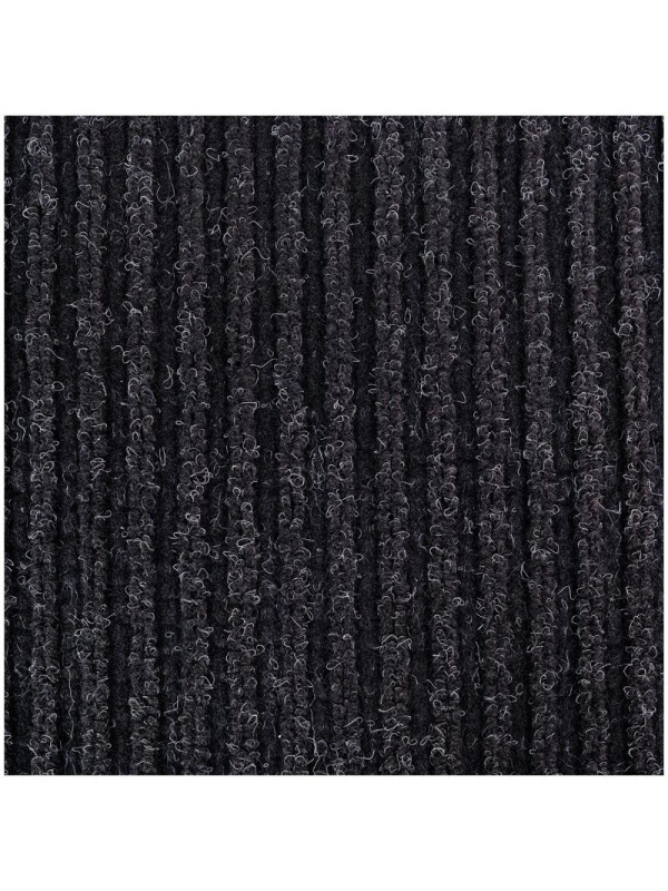 Коврик влаговпитывающий, ворсовый, ребристый OfficeClean, 120*150см, черный
