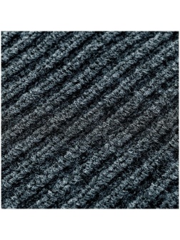 Коврик влаговпитывающий, ворсовый, ребристый OfficeClean, 90*120см, серый