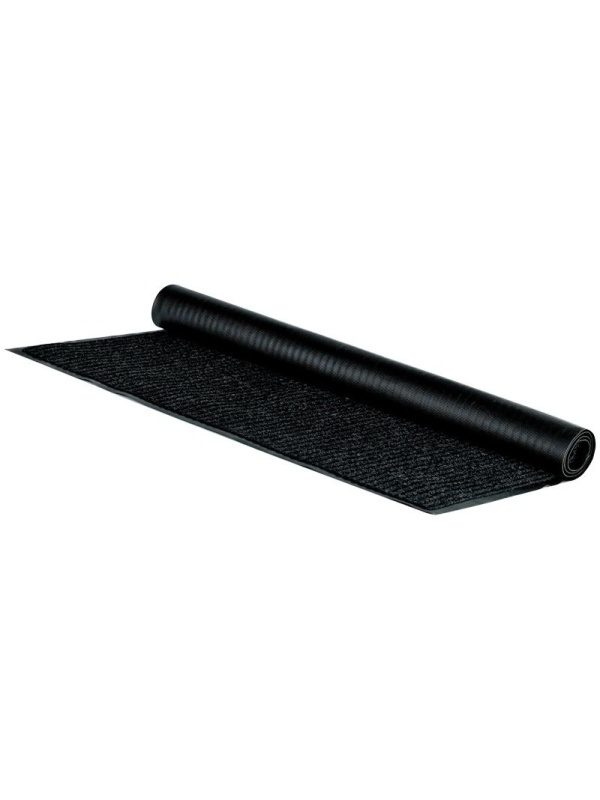 Коврик влаговпитывающий, ворсовый, ребристый OfficeClean, 90*120см, черный