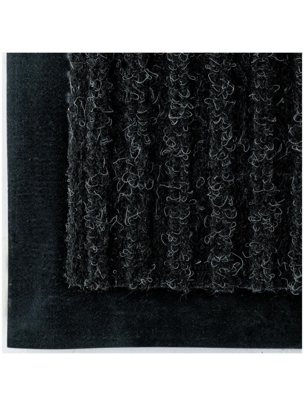 Коврик влаговпитывающий, ворсовый, ребристый OfficeClean, 60*90см, черный