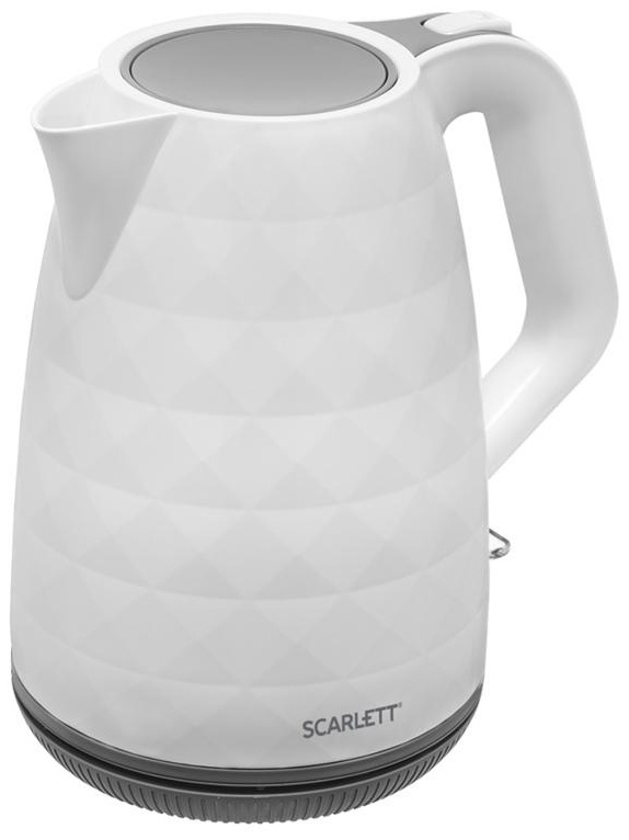 Чайник электрический Scarlett SC-EK18P49, 1,7л, 2200Вт, пластик, белый