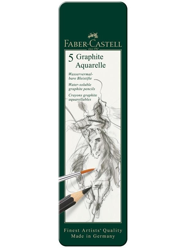 Набор карандашей ч/г акварельных Faber-Castell 
