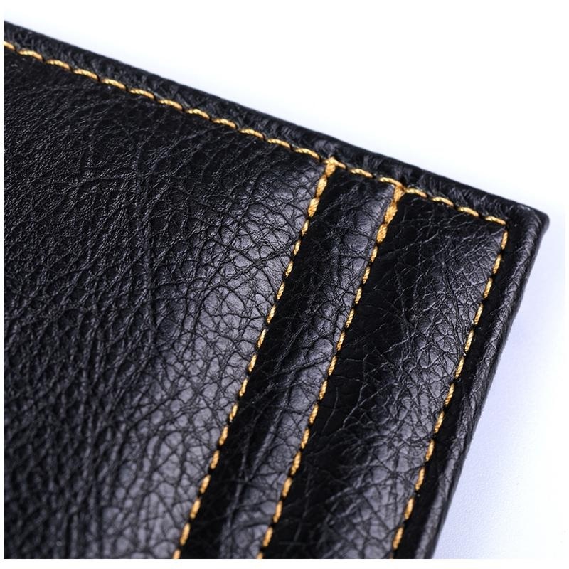 Папка адресная OfficeSpace, А4, кожзам, с отстрочкой, черный