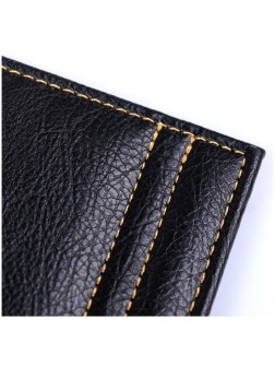 Папка адресная OfficeSpace, А4, кожзам, с отстрочкой, черный