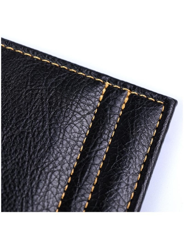 Папка адресная OfficeSpace, А4, кожзам, с отстрочкой, черный