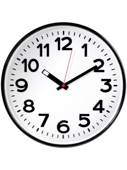 Часы настенные ход плавный, Troyka 78770783, круглые, 30*30*5,5, черная рамка