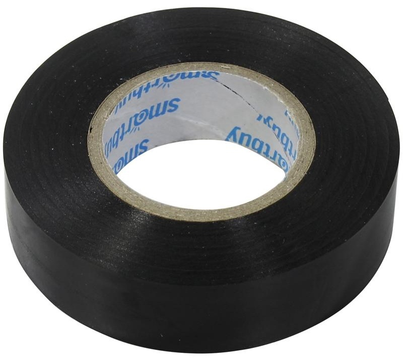 Изолента Smartbuy, 19мм*20м, 180мкм, черная, инд. упаковка