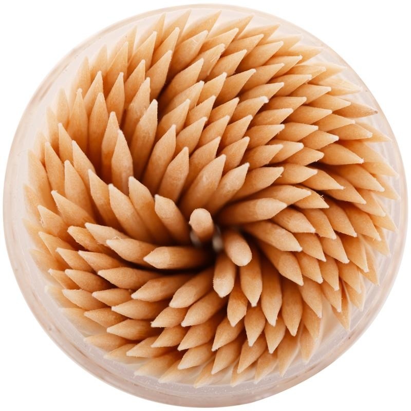 Зубочистки деревянные OfficeClean, 150шт., в баночке