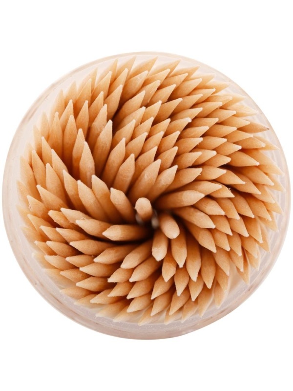 Зубочистки деревянные OfficeClean, 150шт., в баночке