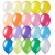Воздушные шары,  100шт., М12/30см, MESHU, металлик, 20 цветов ассорти