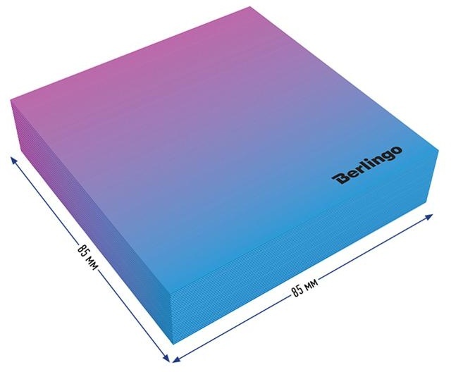 Блок для записи декоративный на склейке Berlingo 