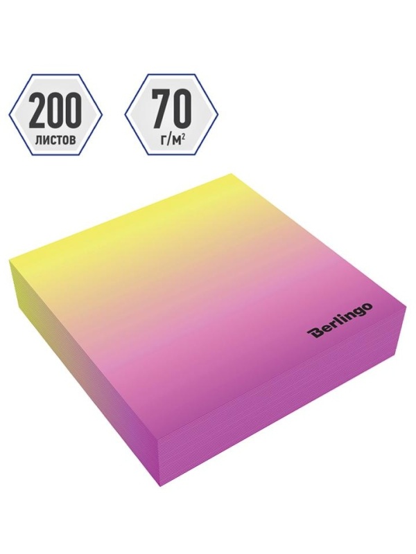 Блок для записи декоративный на склейке Berlingo 