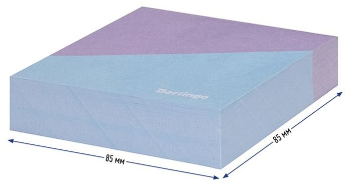 Блок для записи декоративный на склейке Berlingo 