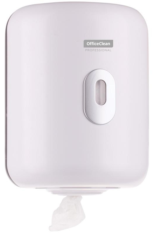 Диспенсер для полотенец в рулонах OfficeClean Professional, с центральной вытяжкой(M1/M2), белый