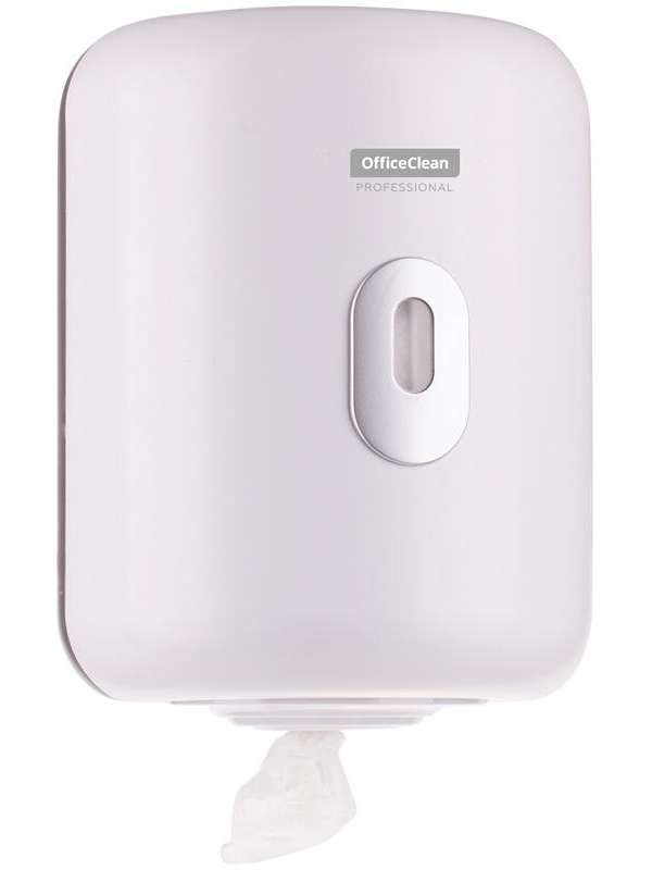 Диспенсер для полотенец в рулонах OfficeClean Professional, с центральной вытяжкой(M1/M2), белый