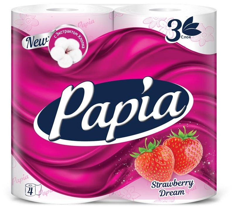 Бумага туалетная Papia 