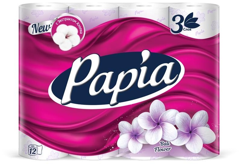Бумага туалетная Papia 