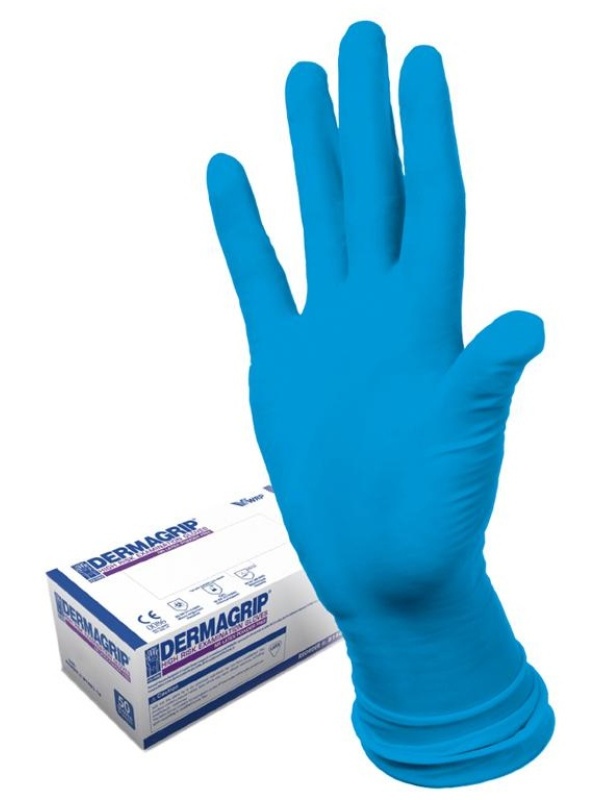 Перчатки латексные медицинские Dermagrip 