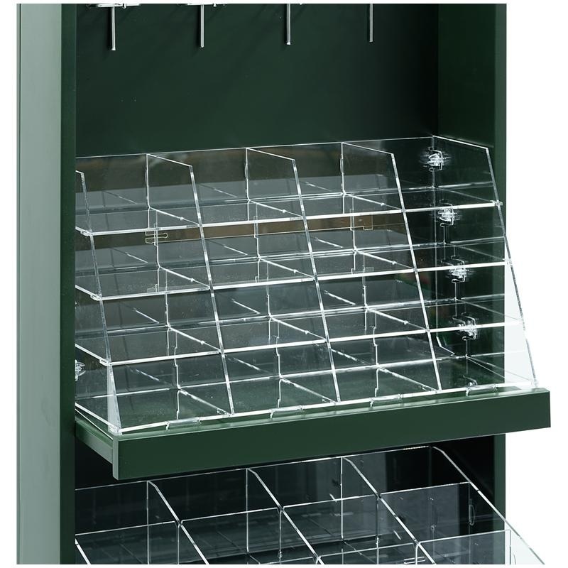 Стойка Faber-Castell деревянная с пластиковыми дисплеями, В 1800* Ш 500 *Г 300