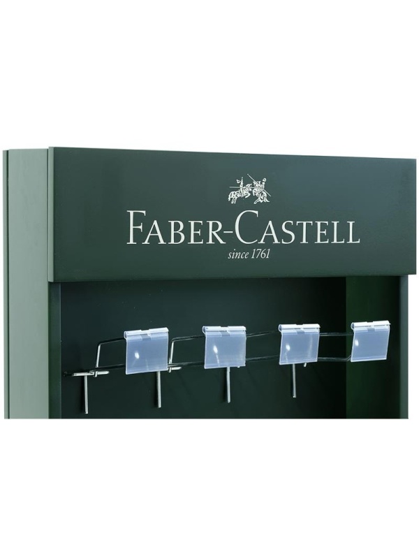 Стойка Faber-Castell деревянная с пластиковыми дисплеями, В 1800* Ш 500 *Г 300