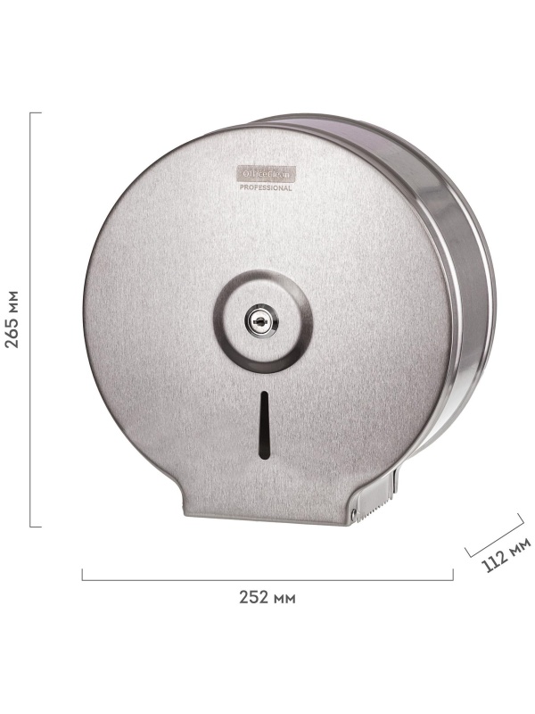 Диспенсер для туалетной бумаги OfficeClean Professional, нержавеющая сталь