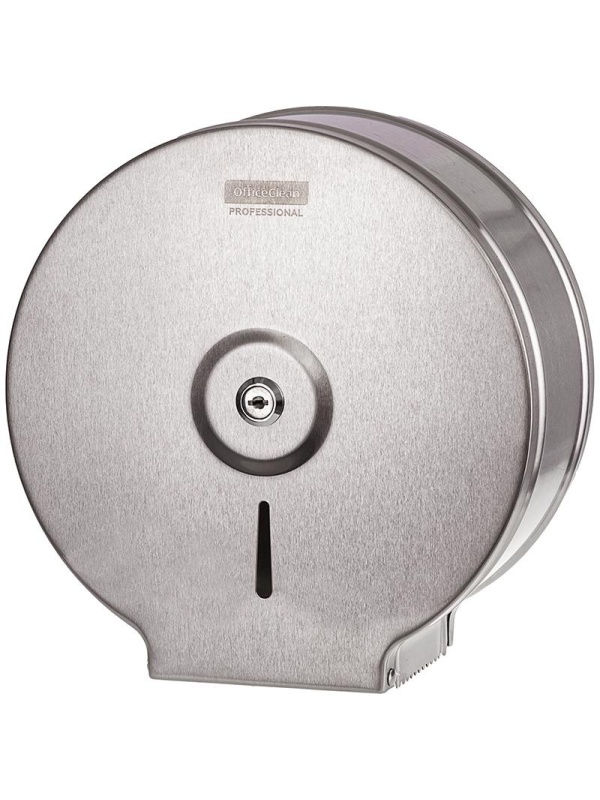 Диспенсер для туалетной бумаги OfficeClean Professional, нержавеющая сталь