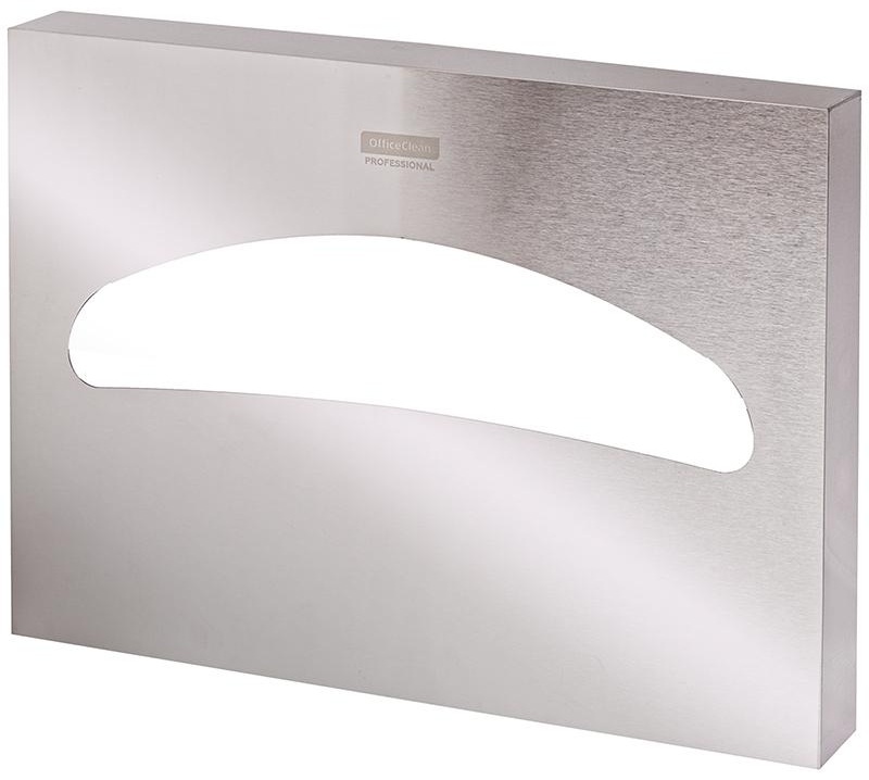 Диспенсер для покрытий на унитаз OfficeClean Professional, нержавеющая сталь