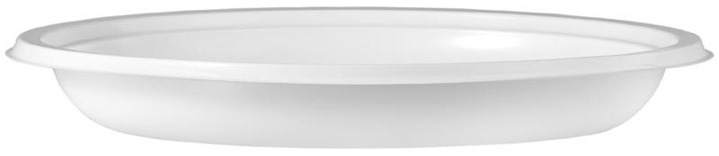 Тарелки одноразовые десертные OfficeClean, набор 100шт., ПП, белые, 16,5см